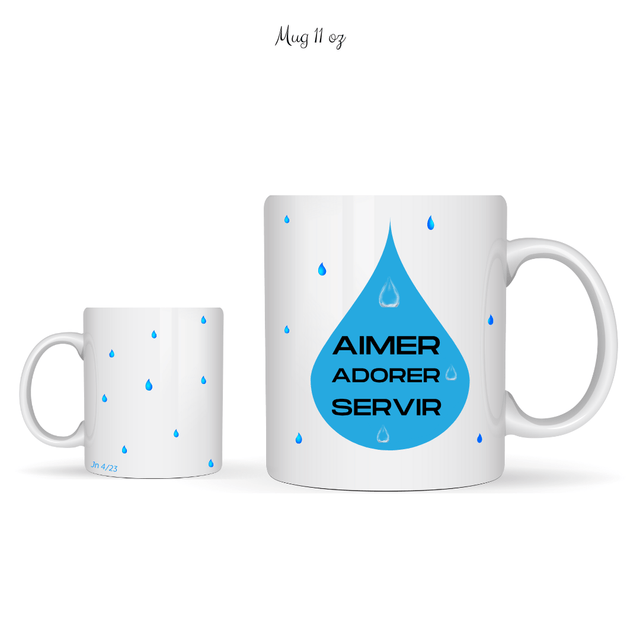 AIMER, ADORER, SERVIR.